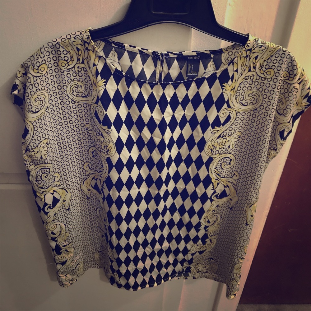 Geometric Design Blouse